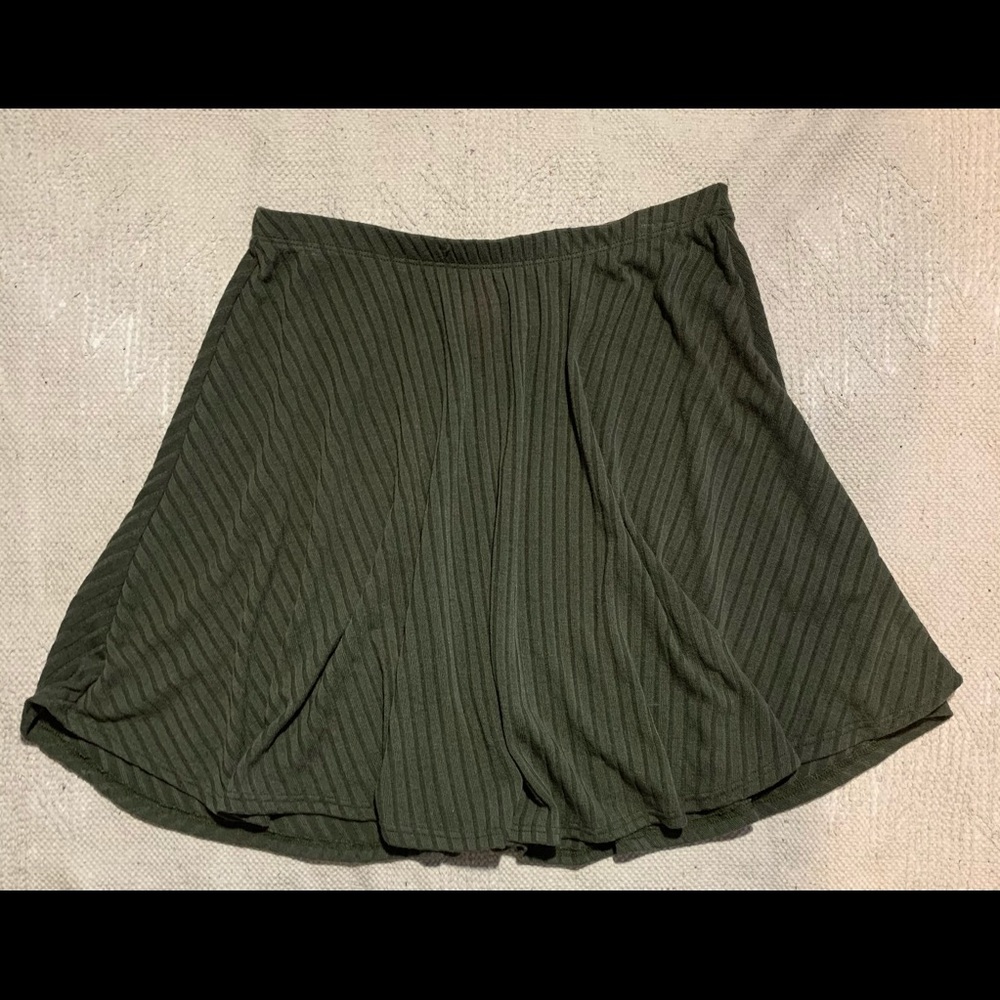 green skirt